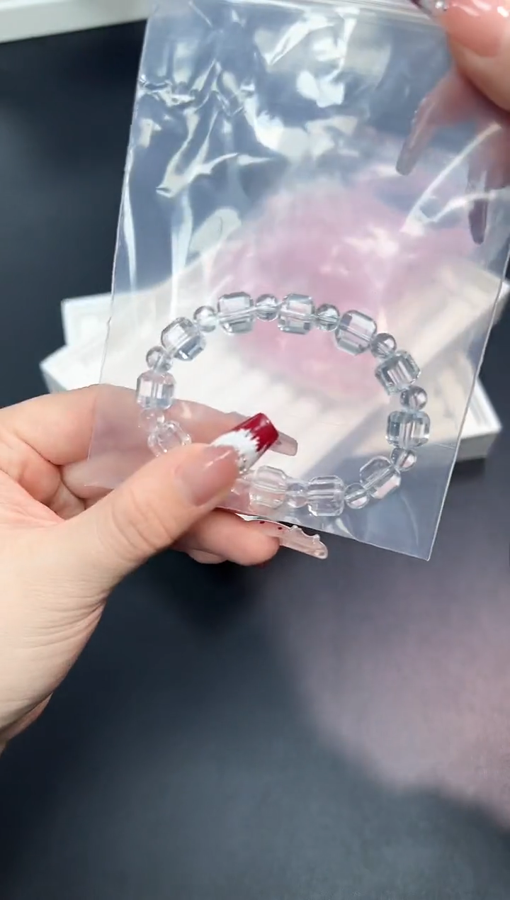 【闪购商品】水晶手串未镶嵌96O多样性发其一/1条默认微瑕