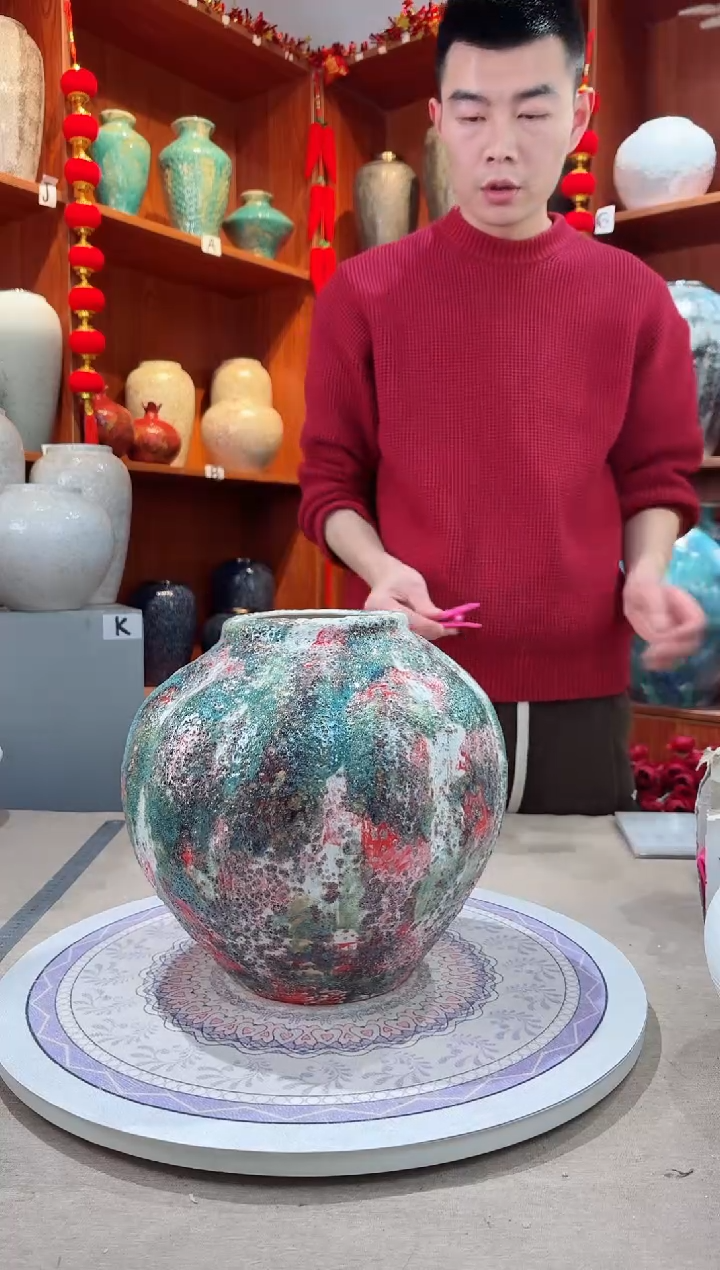 【闪购商品】瓶陶瓷花瓶 无花 a355   