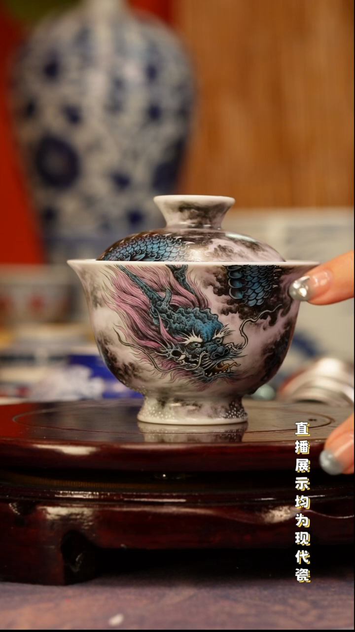景德镇手工手绘陶瓷杯