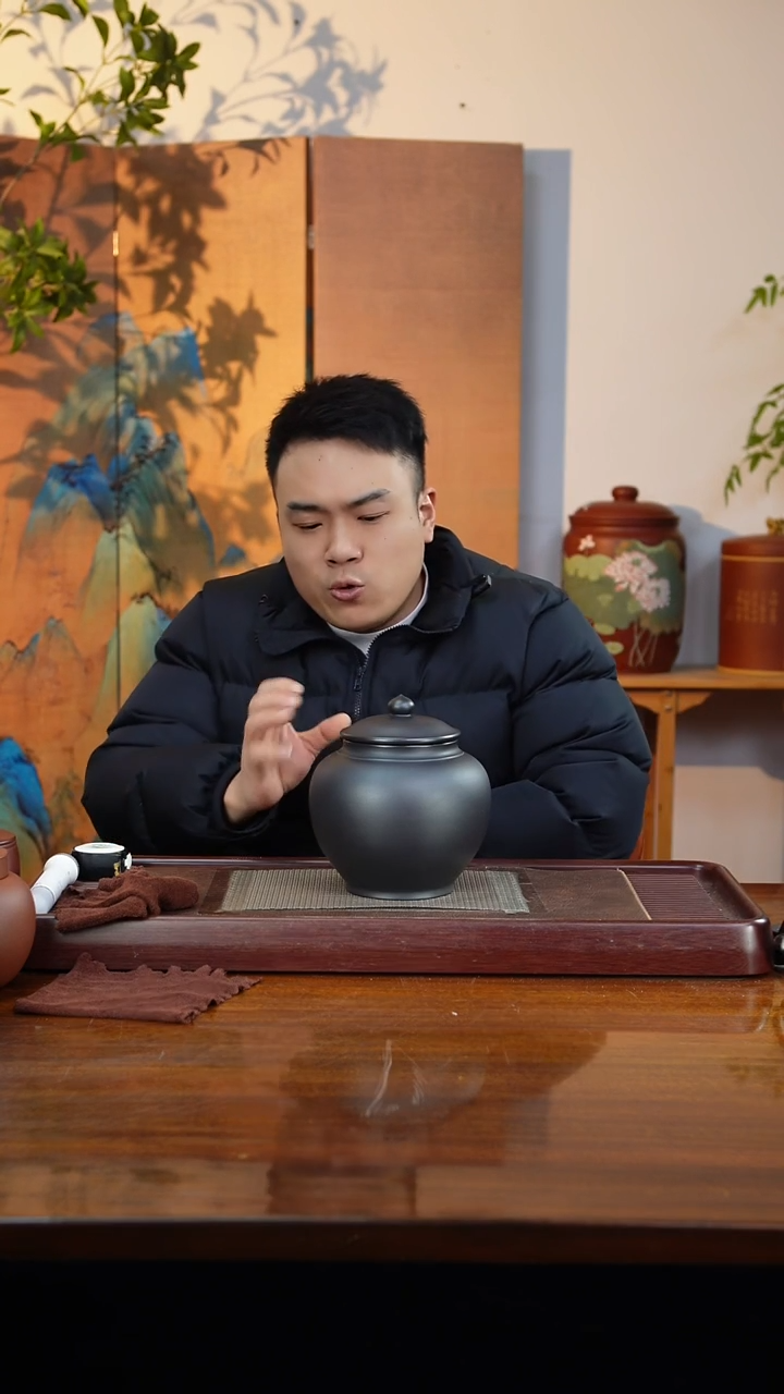 宜兴原矿紫砂茶叶罐