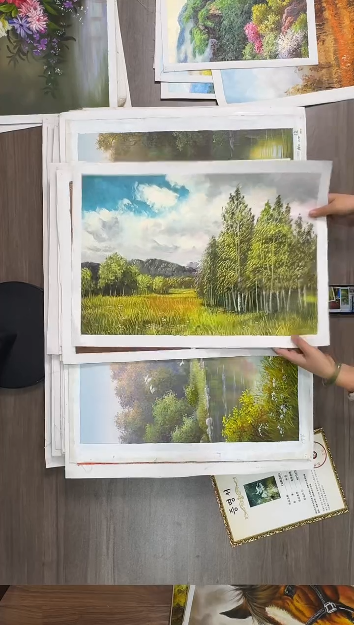 油画【184号】约53*35cm丨朝鲜原创纯手绘孤品油画丨顺丰包邮 