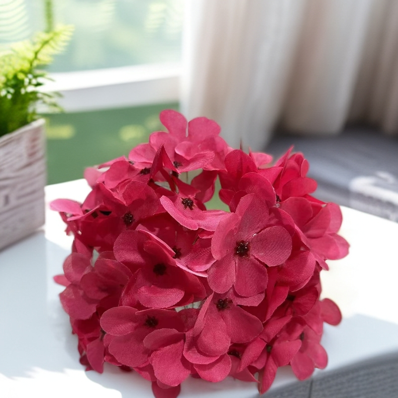 72片绣球仿真花头婚庆花头