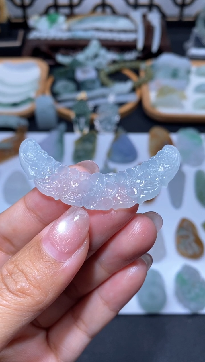 【闪购商品】定制翡翠未镶嵌玉璜