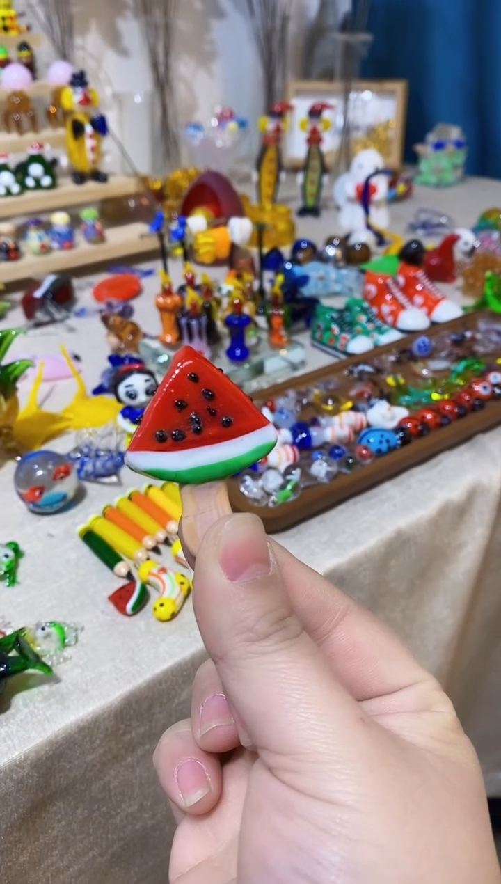【闪购商品】琉璃手工艺品西瓜棒