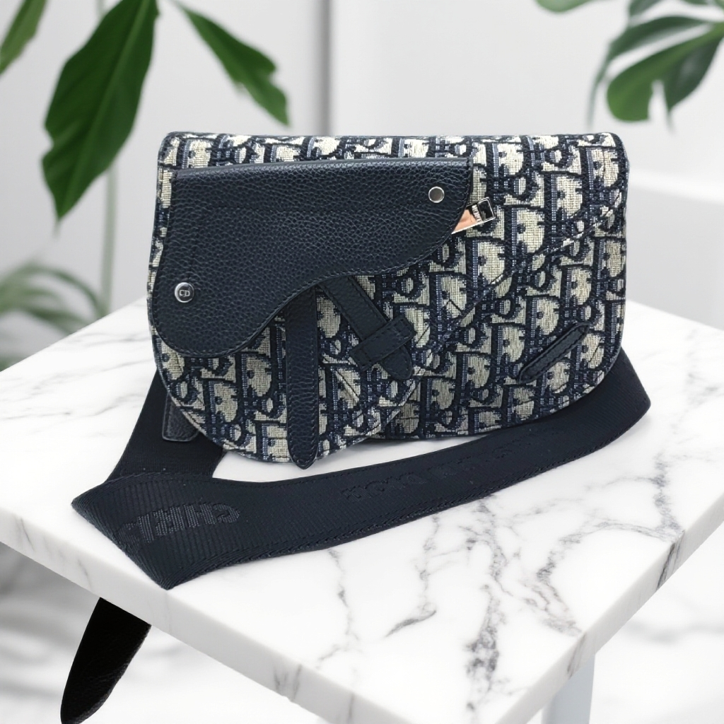 95新 DIOR/迪奥  老花马鞍包  1836 2191 