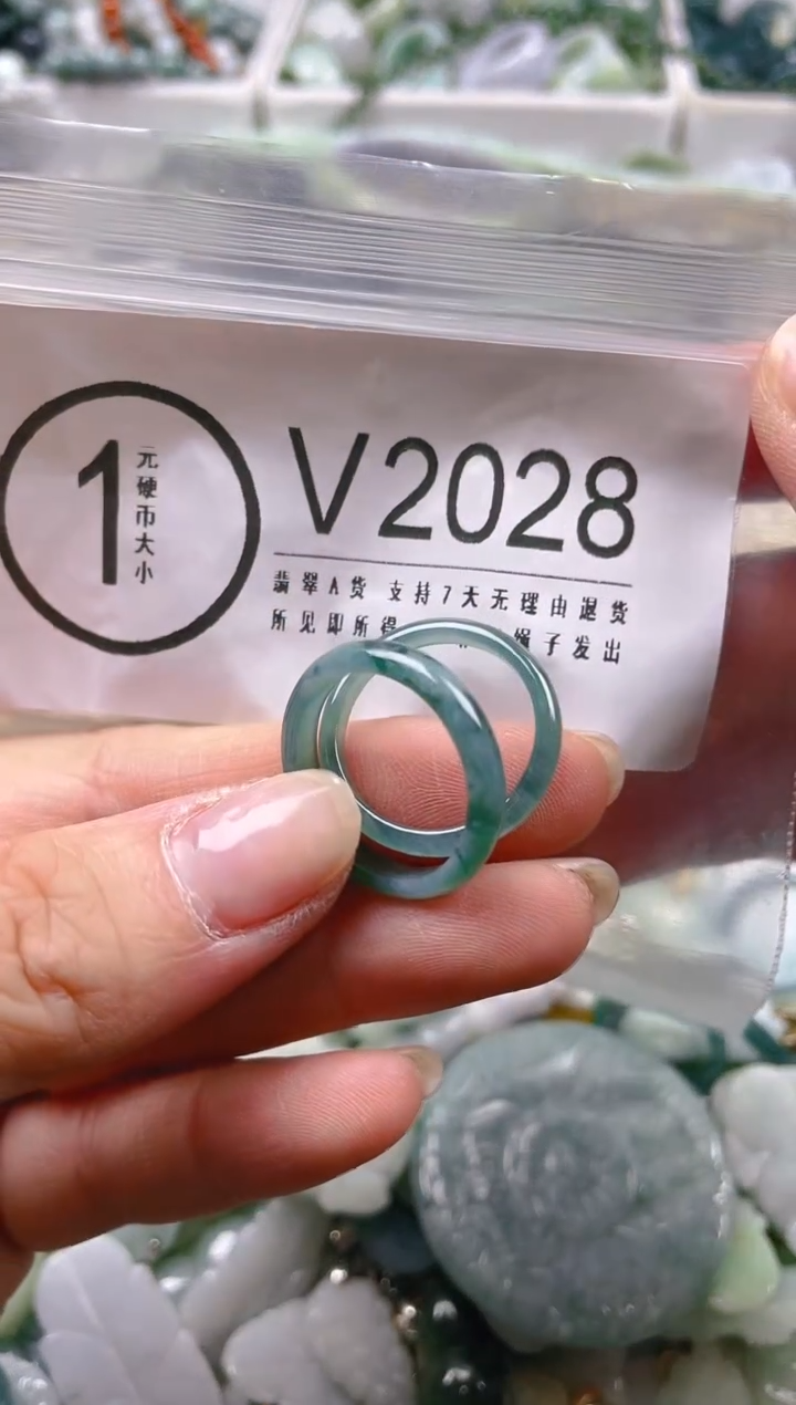 【闪购商品】翡翠颈饰未镶嵌17-18/V/翡翠A货一图一物