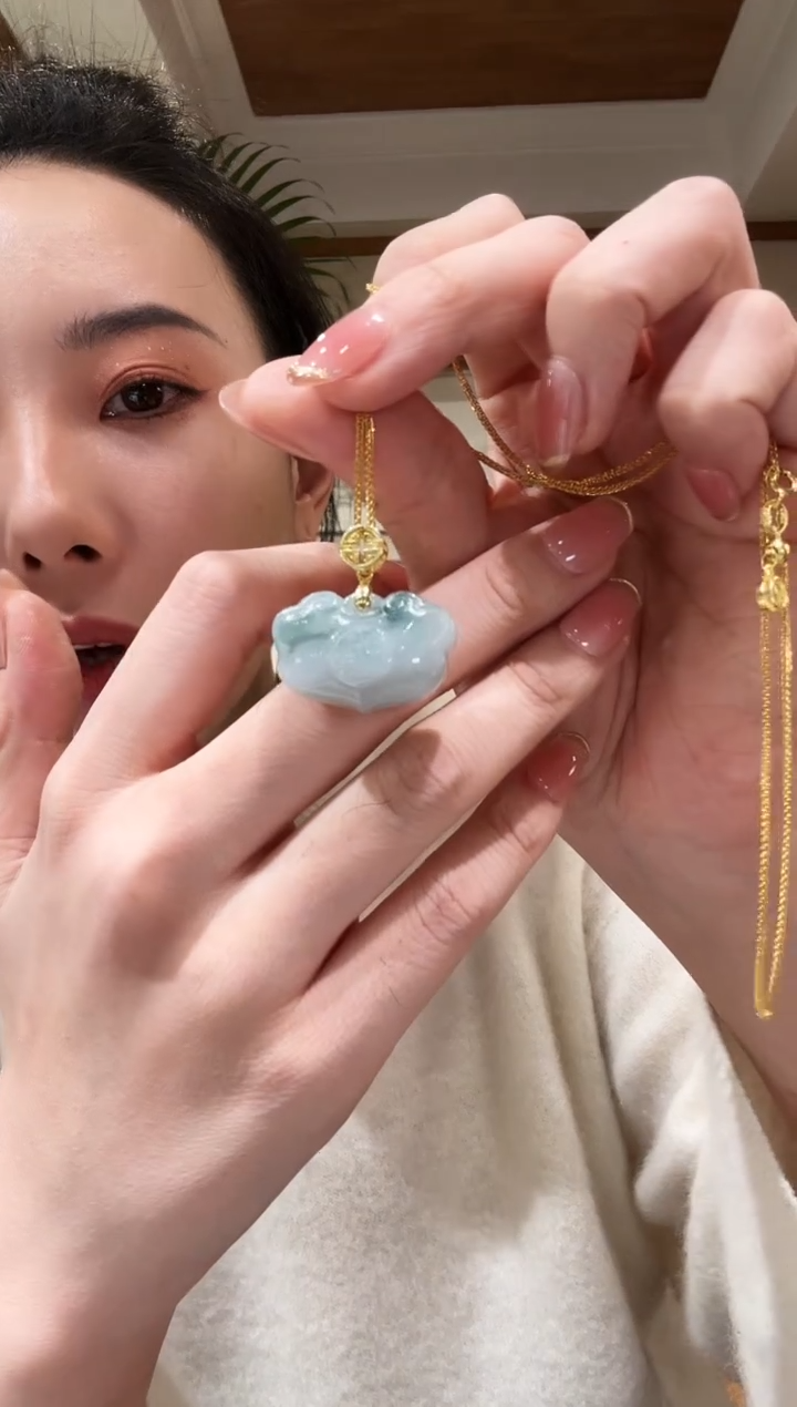 【闪购商品】翡翠颈饰未镶嵌国风