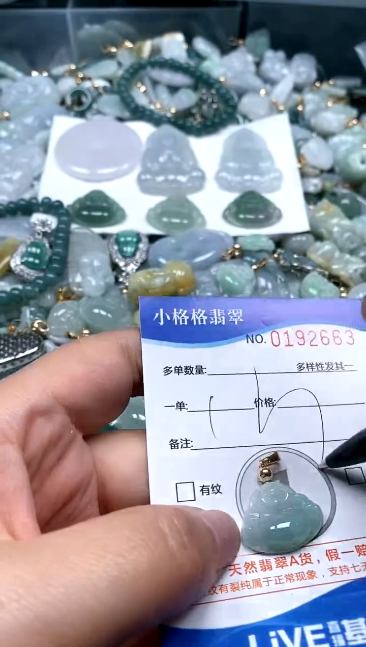 【闪购商品】翡翠颈饰未镶嵌闪购商品0192663