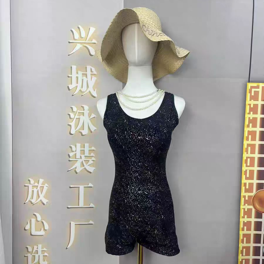新款显瘦遮肉连体竞速泳衣游泳馆专用运动温泉潜水服