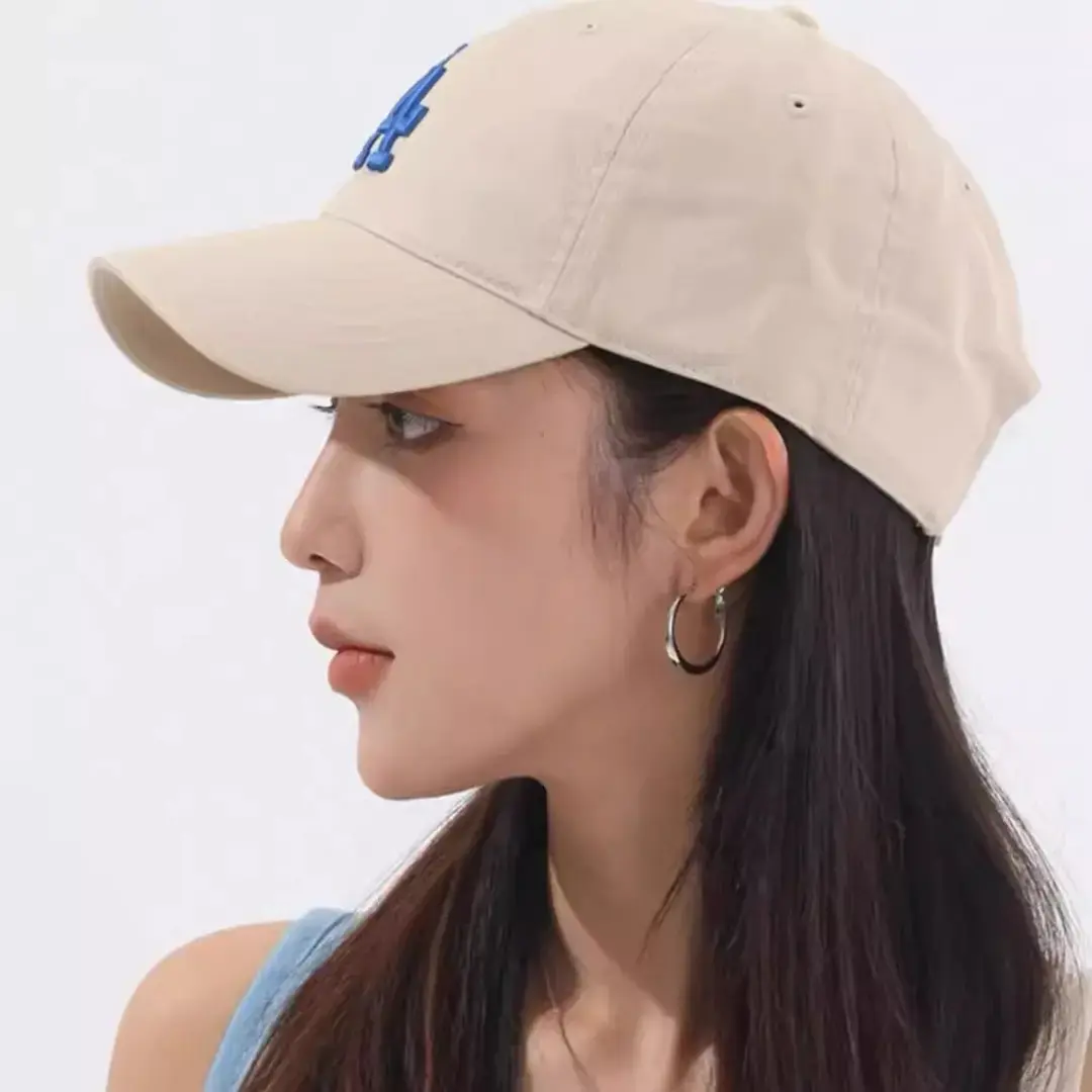 韩式正品棒球帽男女小标帽子LA软顶春夏鸭舌帽百搭CP66CP77情侣