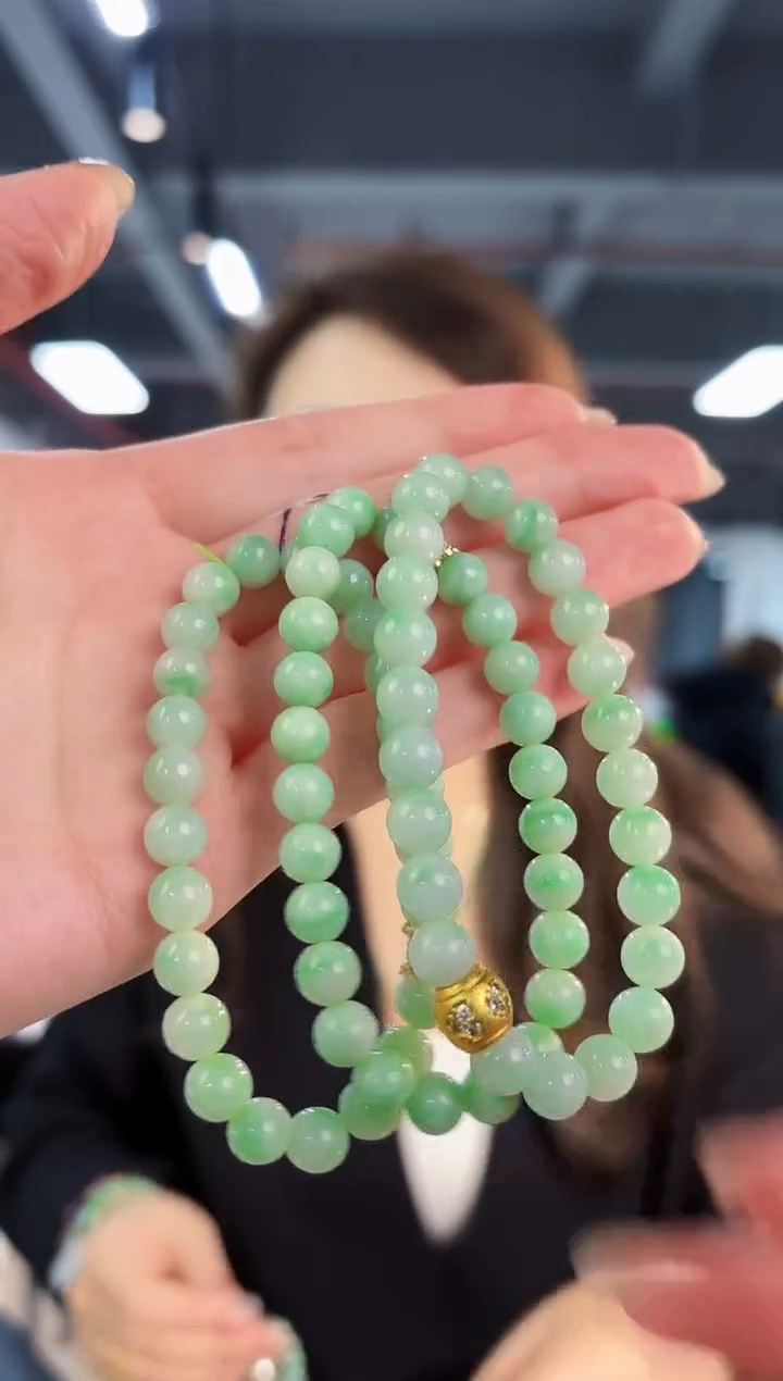 【闪购商品】翡翠手串未镶嵌缅料A货/支持复检/一件