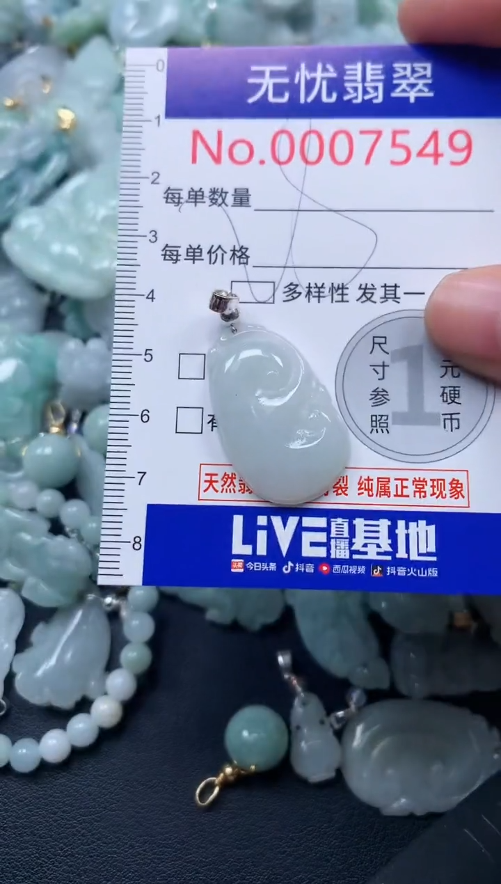 颈饰未镶嵌翡翠7549