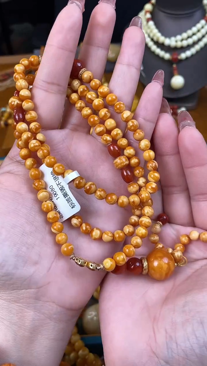 【闪购商品】蜜蜡颈饰未镶嵌qf0482 琥珀蜜蜡