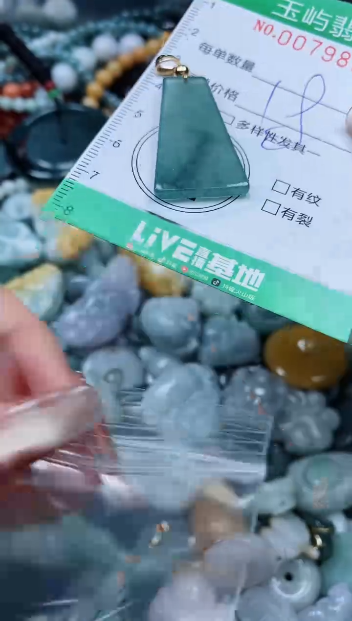 【闪购商品】翡翠颈饰未镶嵌闪购0079899多样性发其一