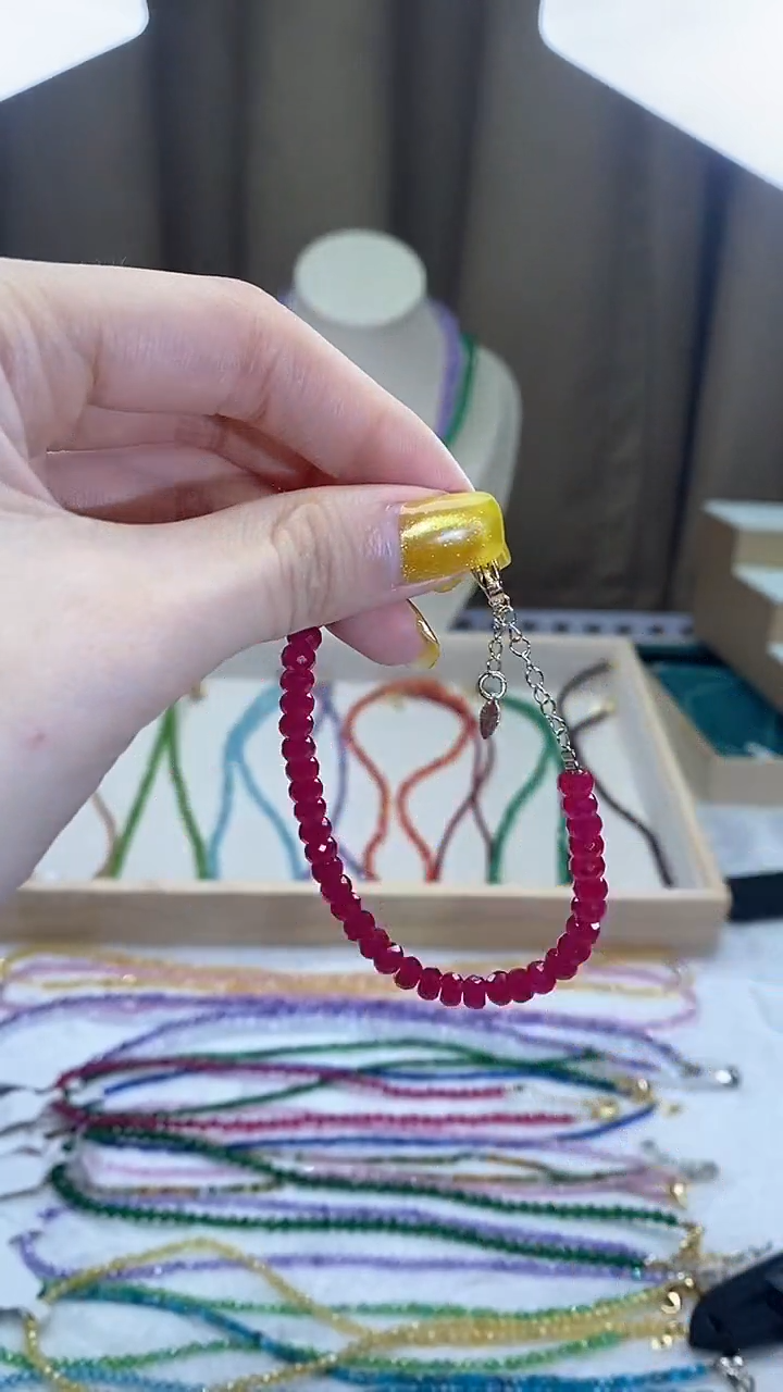 【闪购商品】红宝石手链14K金镶嵌诗宁甄选珠宝SYZB61