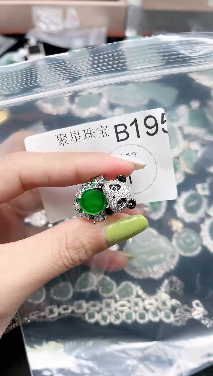 【闪购商品】翡翠颈饰未镶嵌赠皮绳195