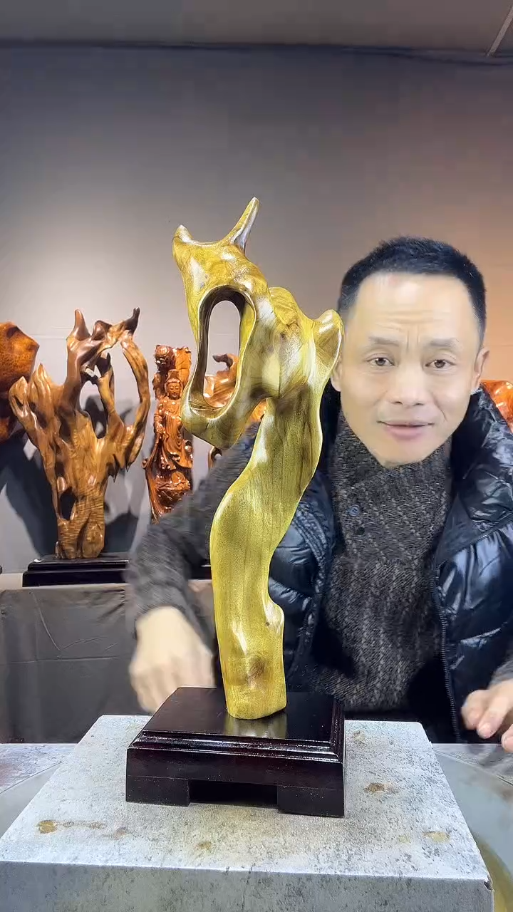 金丝楠大*小叶桢楠随行摆件28