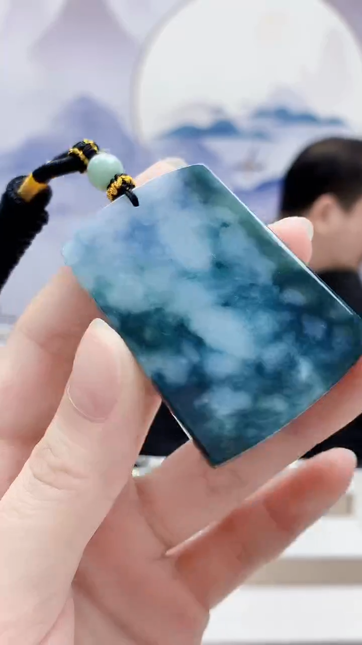 未镶嵌定制翡翠4957ry-毛货挂件32