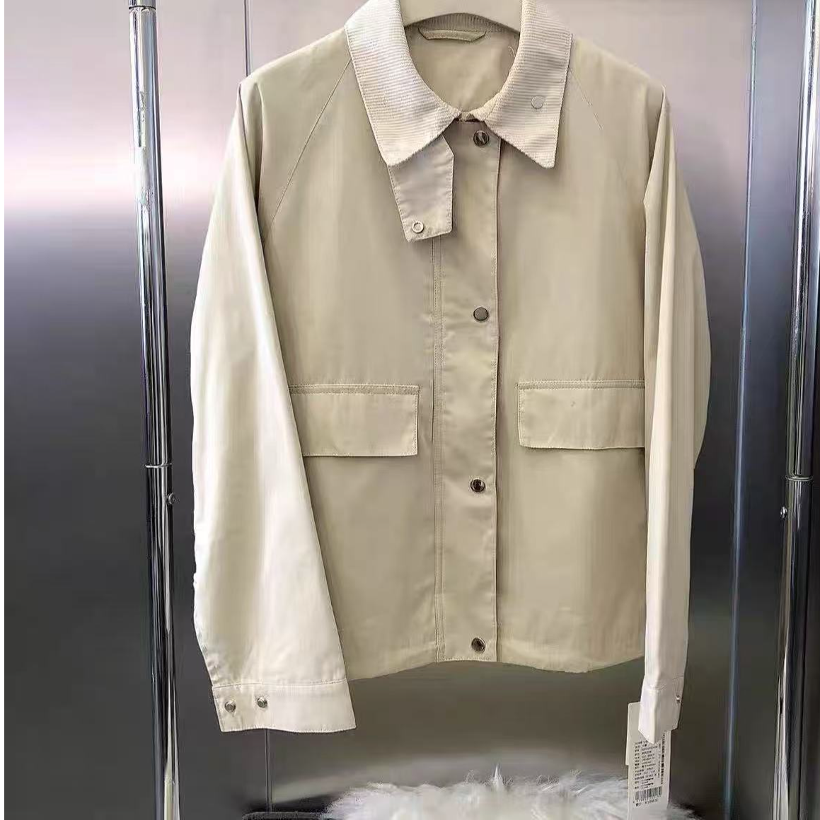 爆款新款工装短外套小个子休闲宽松百搭958180