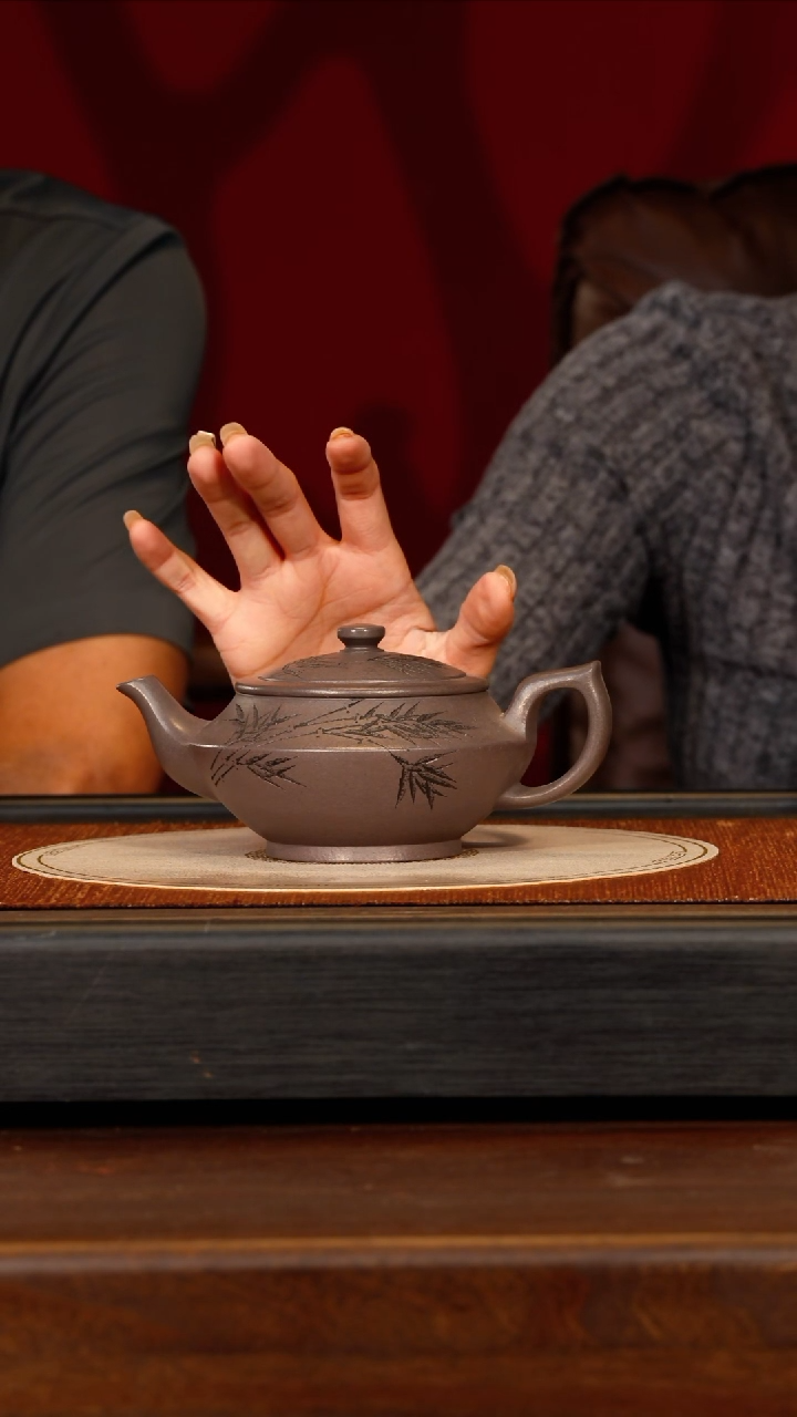 茶壶紫砂宜兴紫砂FKM 古天青 汉云 280cc