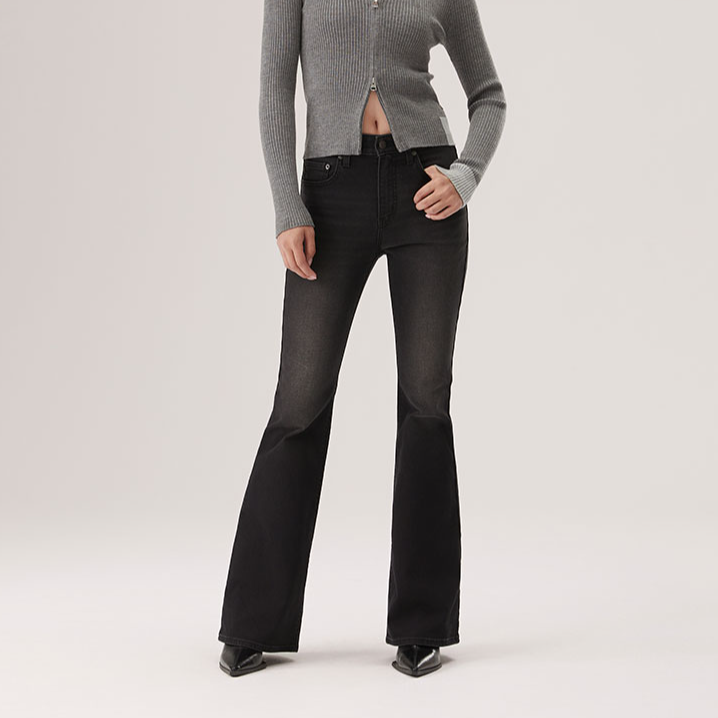 Levi's李维斯25年秋冬冬暖系列女士726加绒高腰喇叭修身牛仔裤