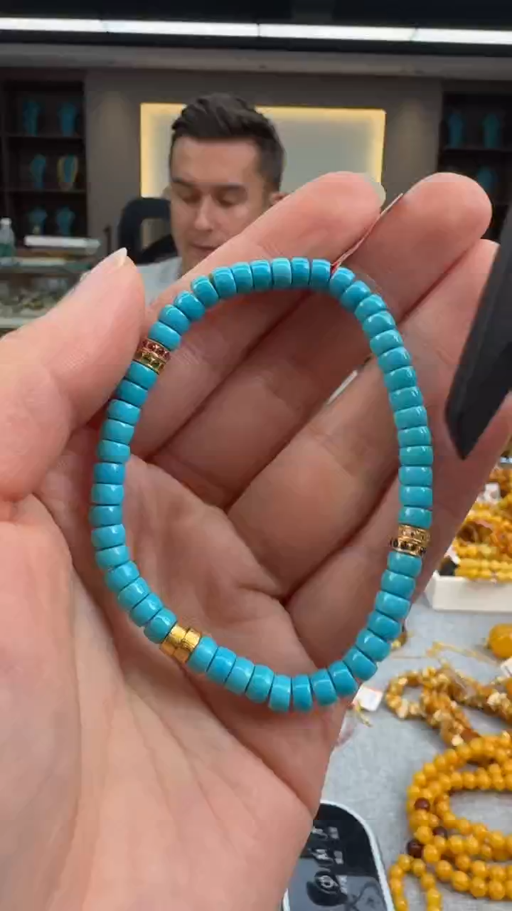 【闪购商品】绿松石手串未镶嵌秒拍号190