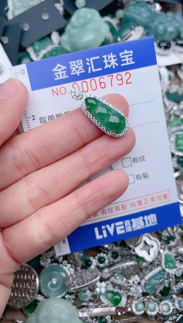 【闪购商品】翡翠颈饰未镶嵌6792..1.