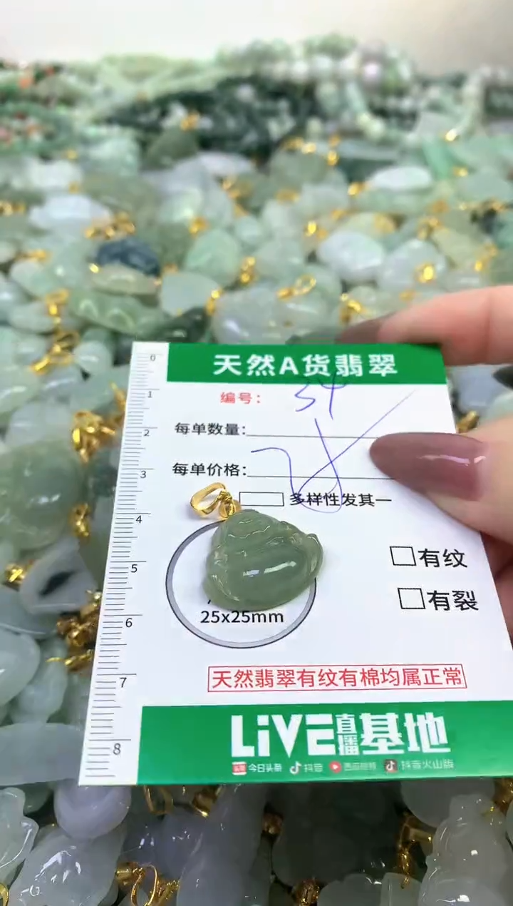 颈饰未镶嵌翡翠纯天然缅甸A货翡翠
