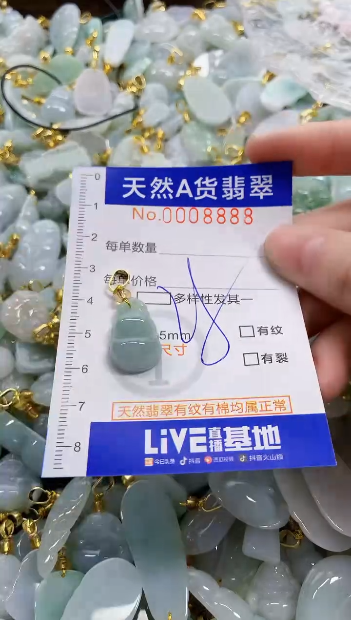 颈饰未镶嵌翡翠天然A货翡翠