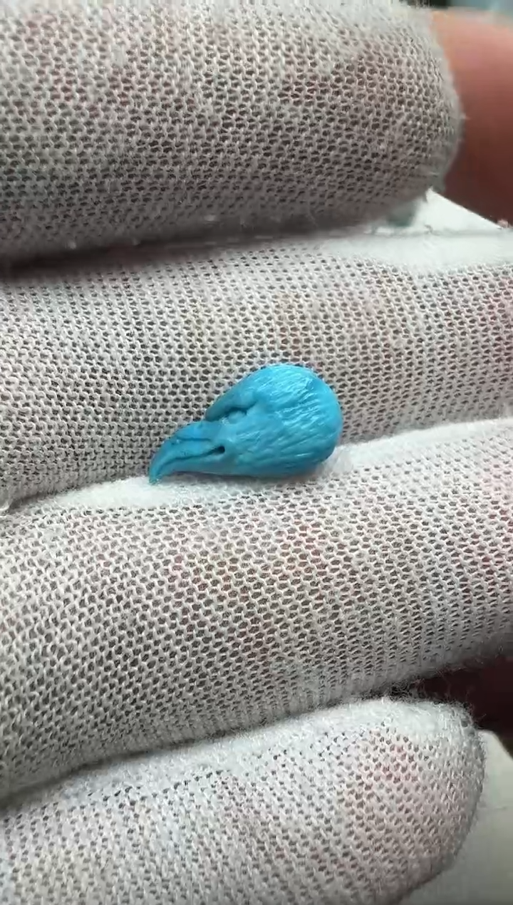 未镶嵌绿松石老鹰【有冰裂，谨慎拍】长15.4高8.5宽4.9