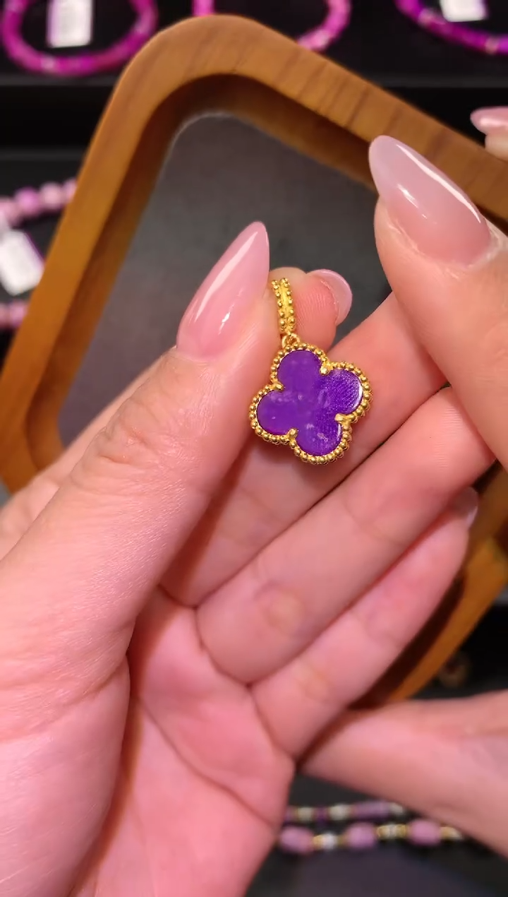 【闪购商品】苏纪石（舒俱来）.足金镶嵌舒俱来吊坠