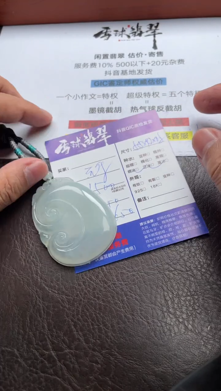 翡翠未镶嵌颈饰1276717155