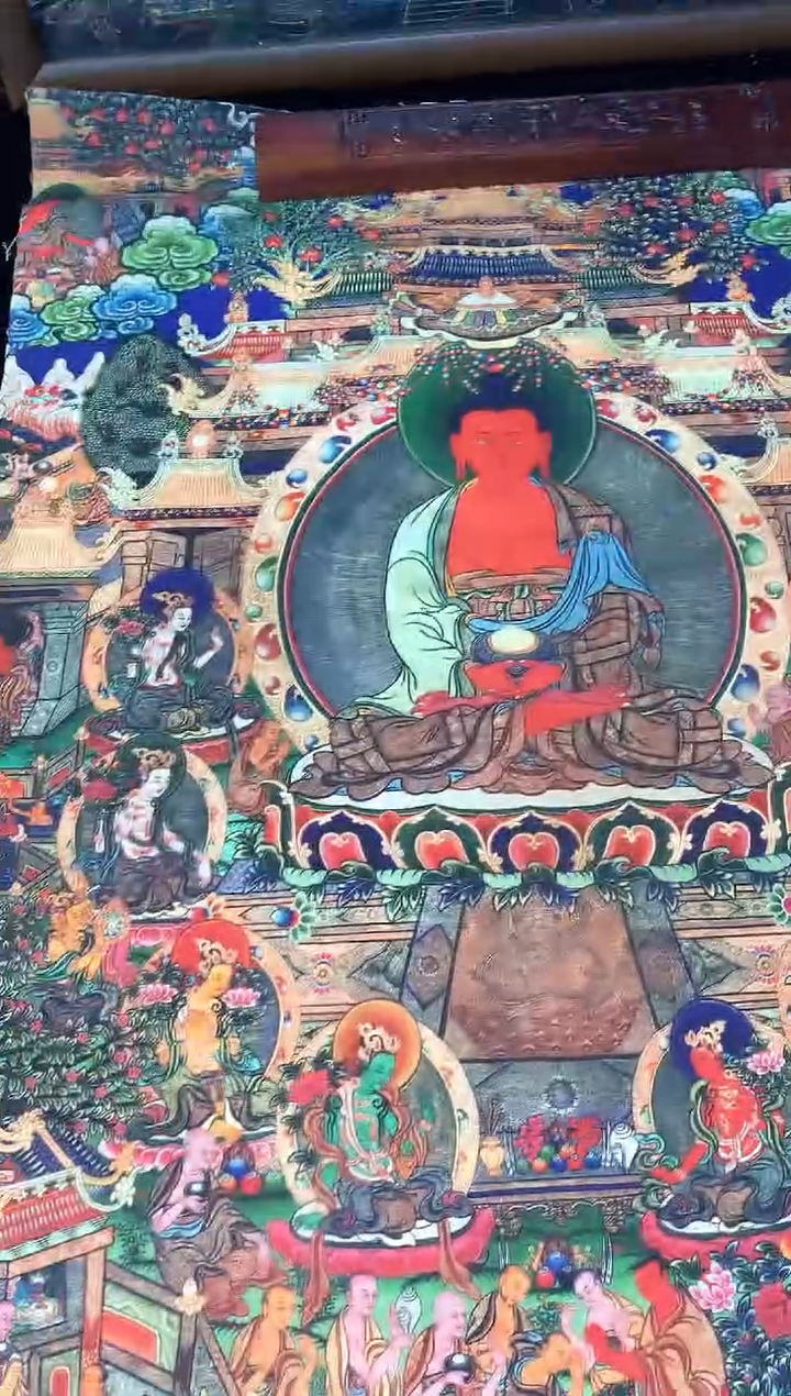 卷轴画16090药师佛