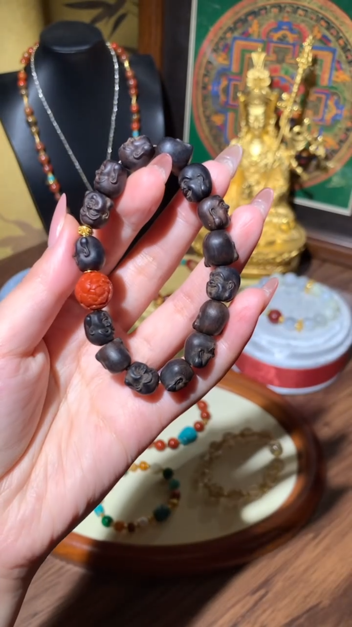 【闪购商品】南红玛瑙手串未镶嵌手串18K