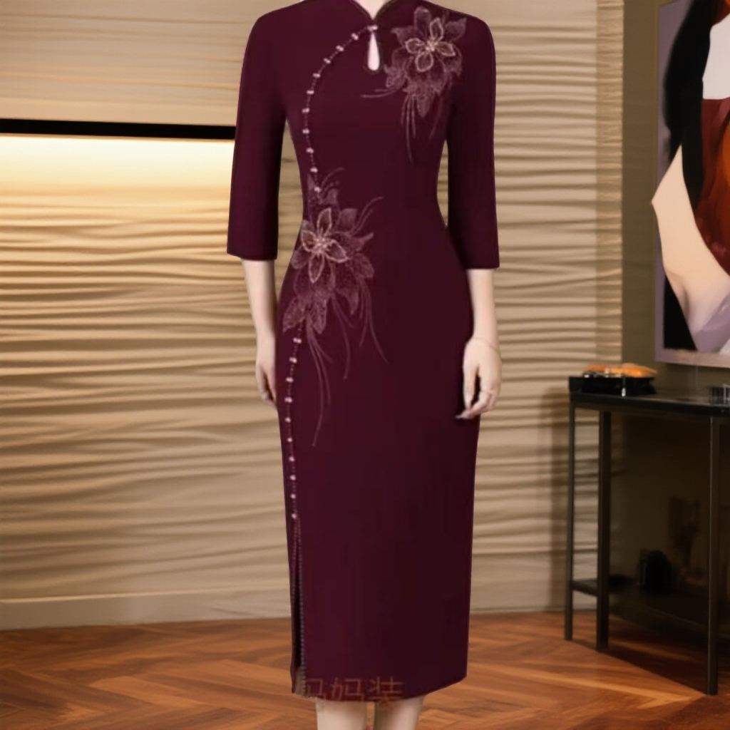 66903气质旗袍裙