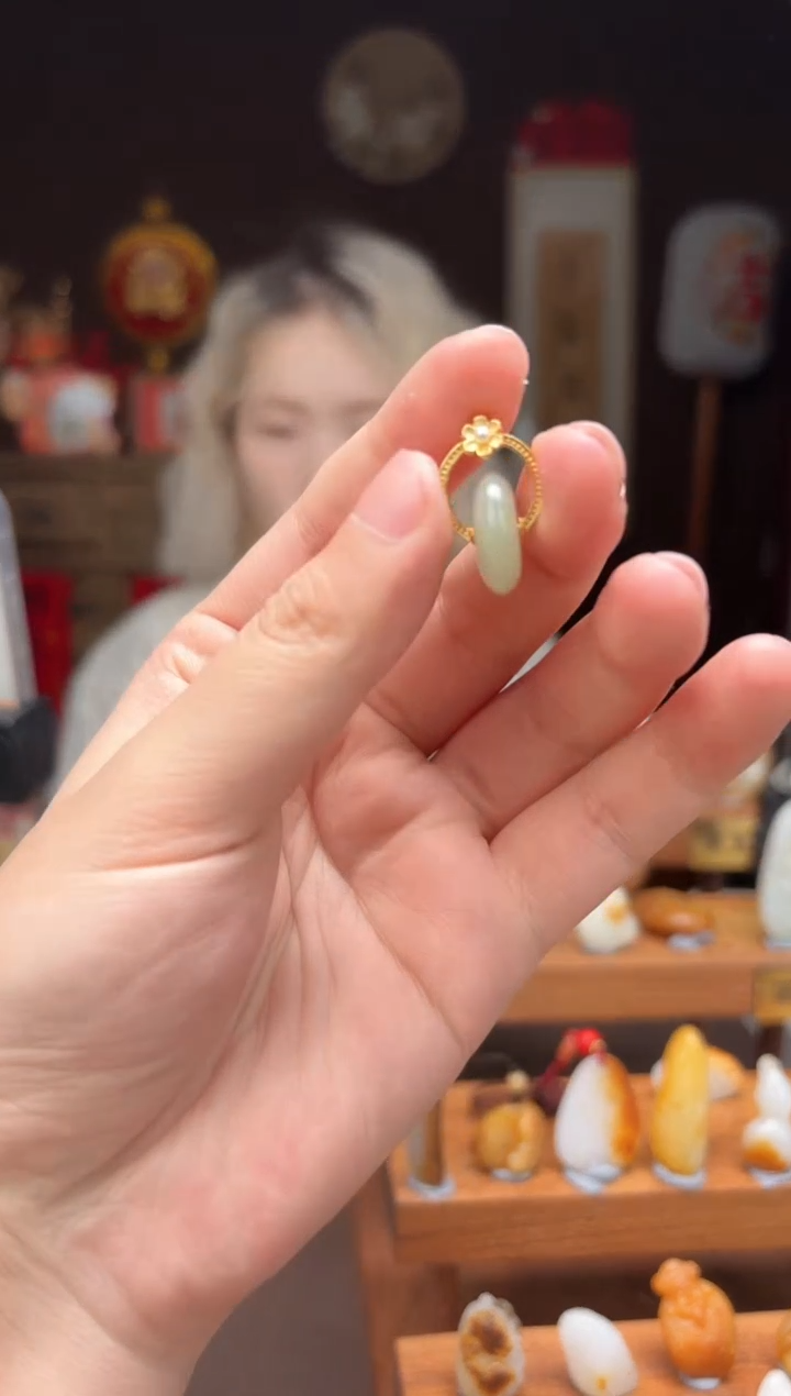 【闪购商品】和田玉挂件未镶嵌YY73 吊坠 时来运转