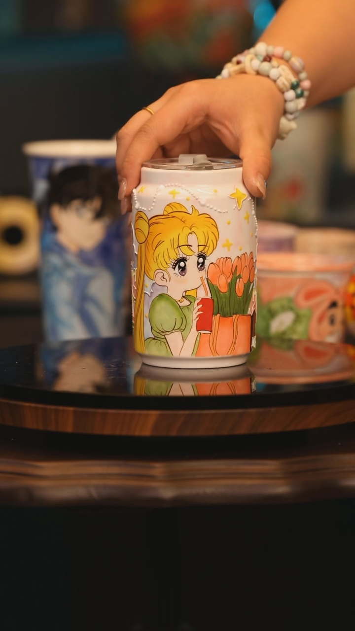 【闪购商品】摆件景德镇釉下彩绘设计师款陶瓷