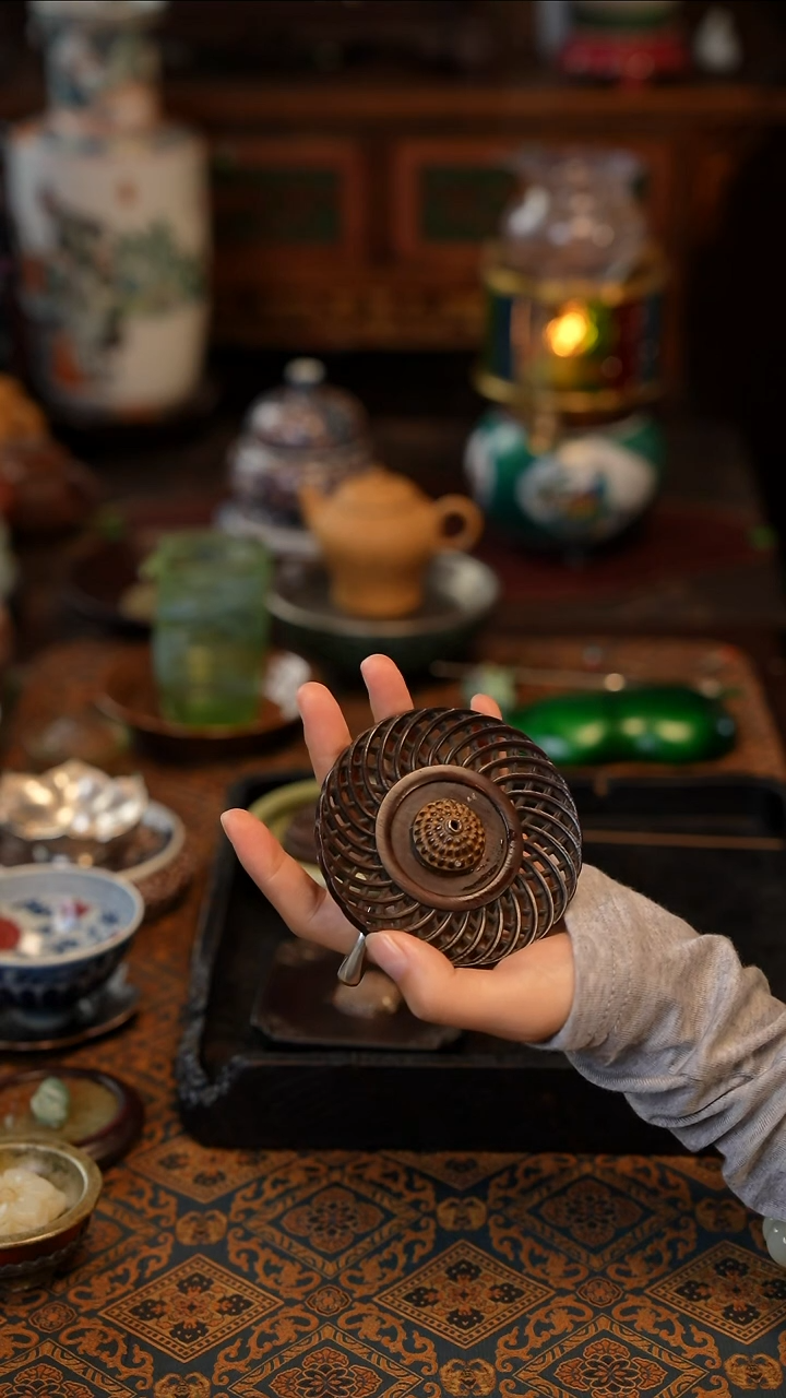 盖置香插  景德镇陶瓷福利款