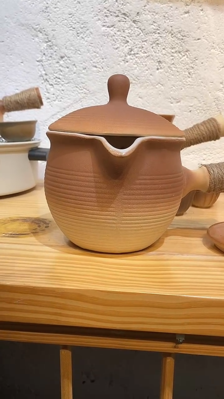 【闪购商品】1000ml灵韵罐罐壶+大陶瓷盖