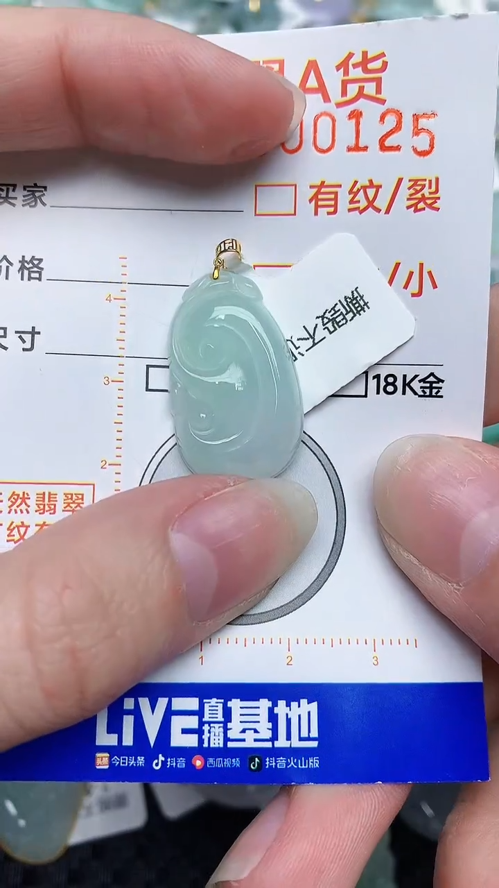 【闪购商品】翡翠颈饰18K金镶嵌4534534534