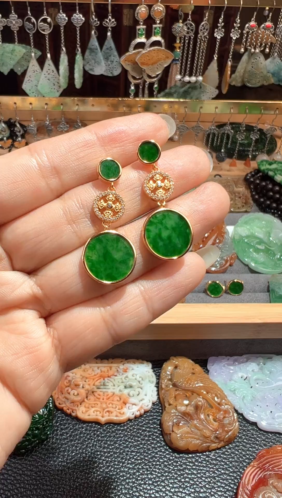 【闪购商品】翡翠挂件未镶嵌翡翠