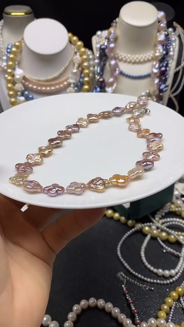 颈饰未镶嵌淡水珍珠多人