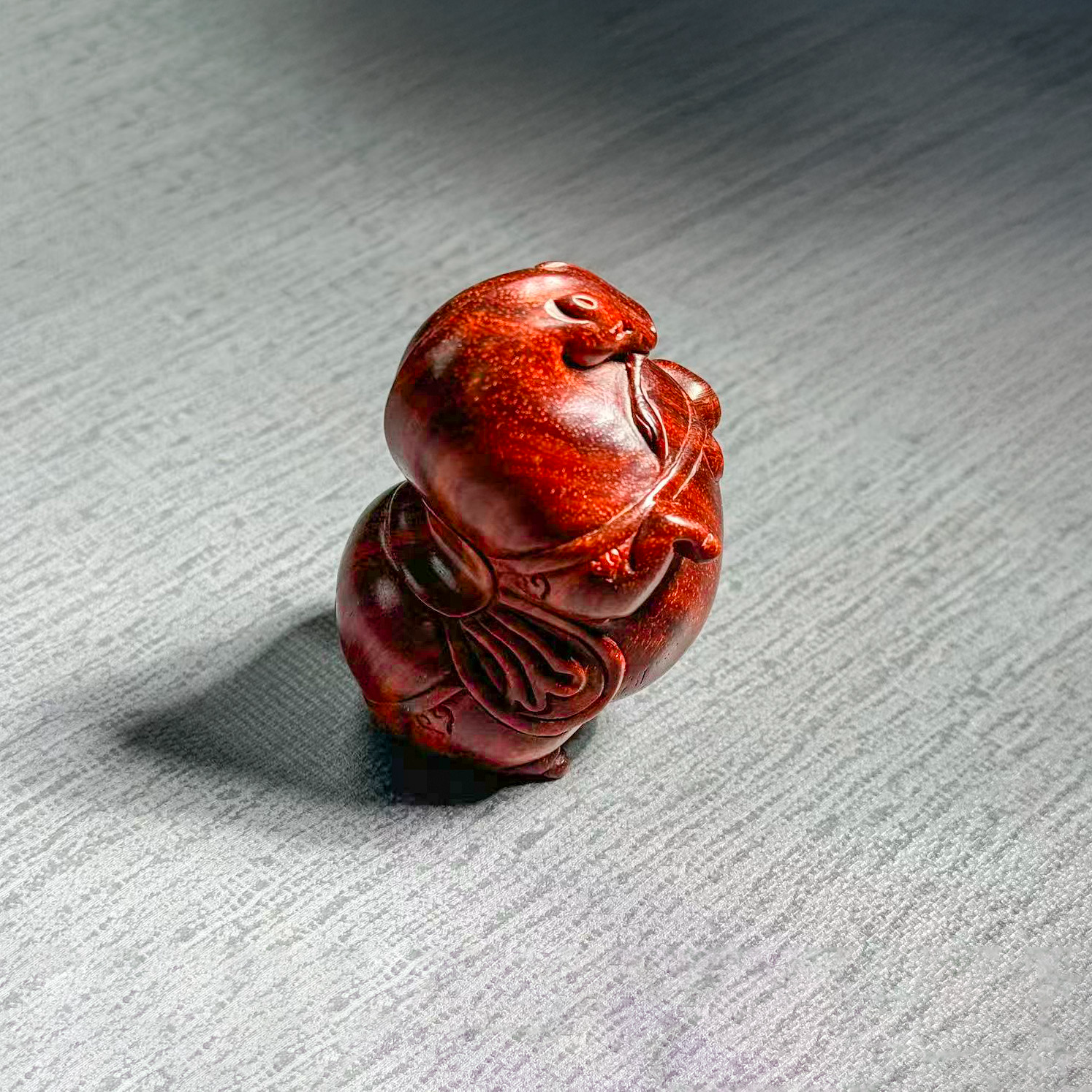 唐马飞马小叶紫檀把件摆件文玩木作