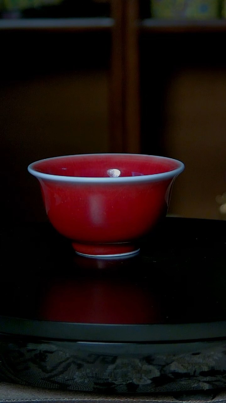 景德镇手工郎红主人杯