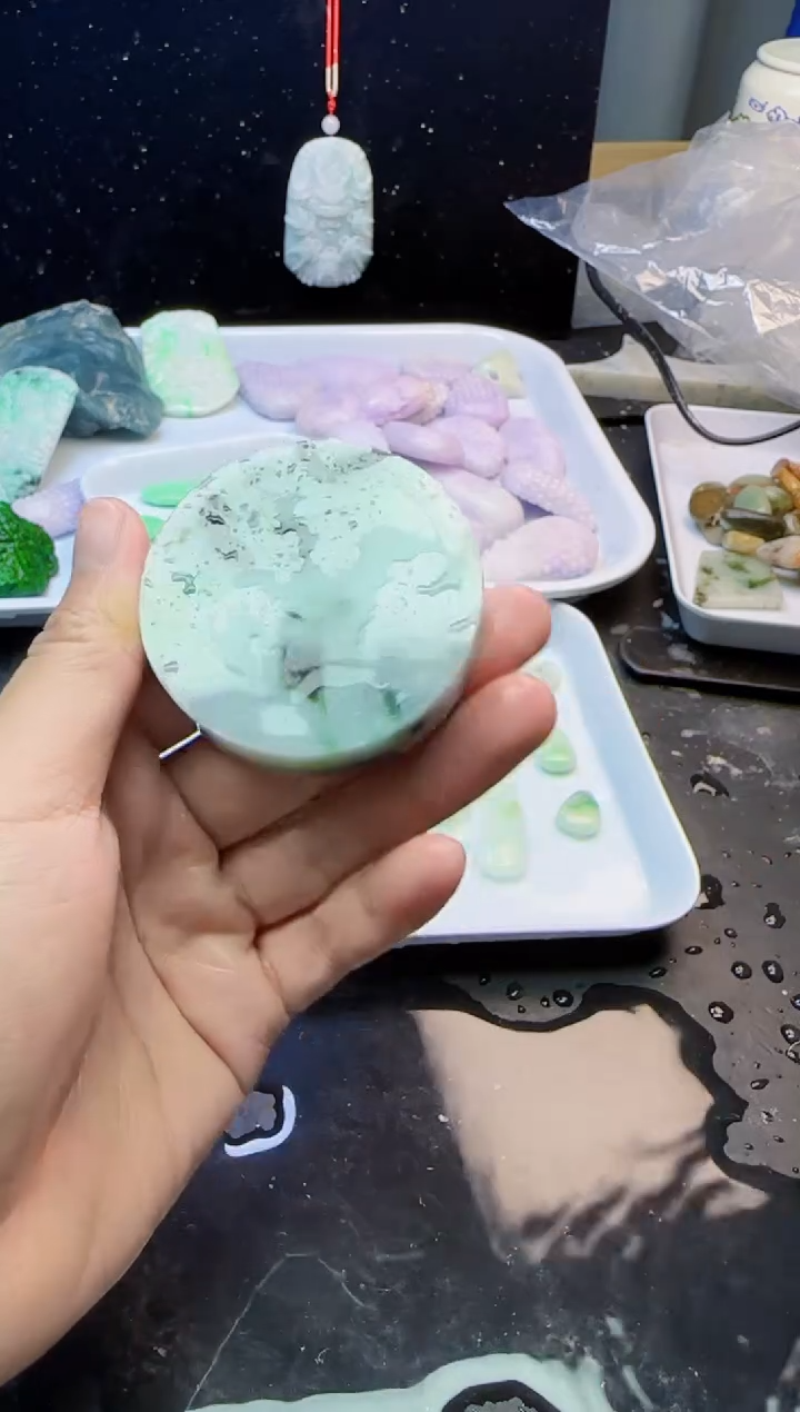 颈饰未镶嵌翡翠025天然A货翡翠