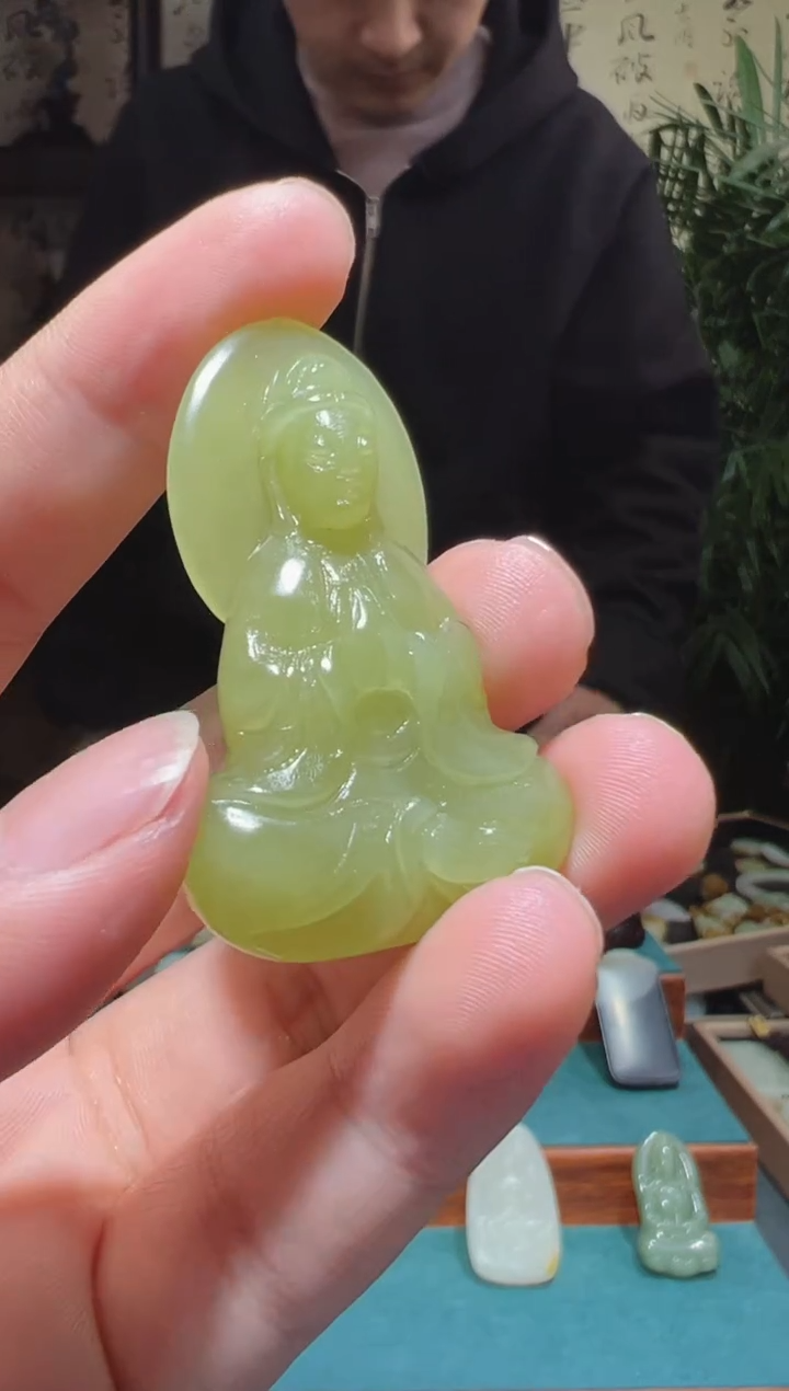 【闪购商品】和田玉吊坠(不含链)未镶嵌1