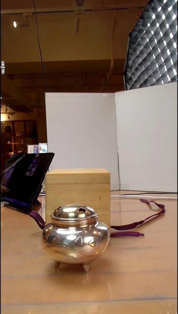 【闪购商品】日本原产挫银香炉