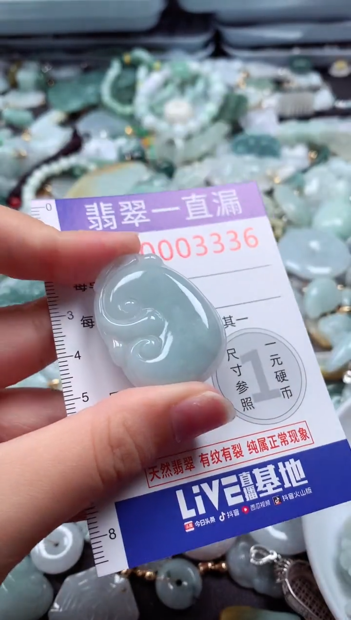 翡翠未镶嵌吊坠(不含链)3336