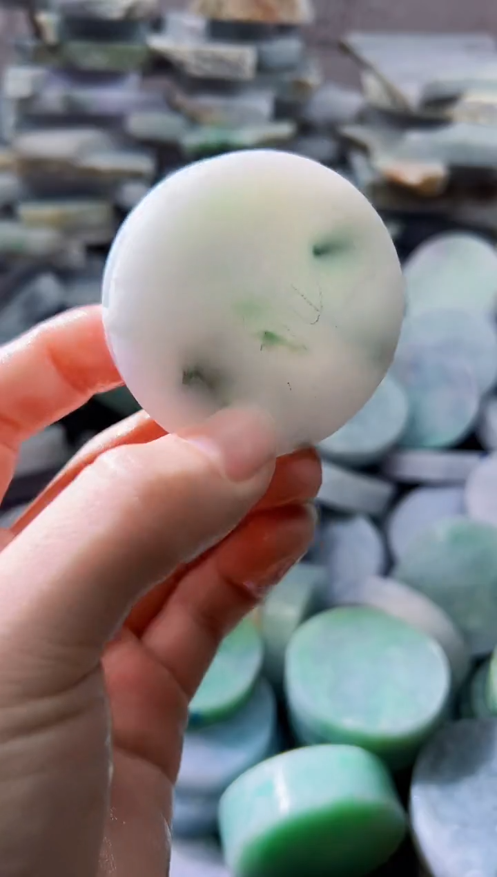 裸石翡翠天然翡翠A货玉 南 558