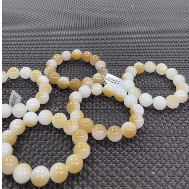【老郑家】和田玉手串 约13+mm（多样性发一件）